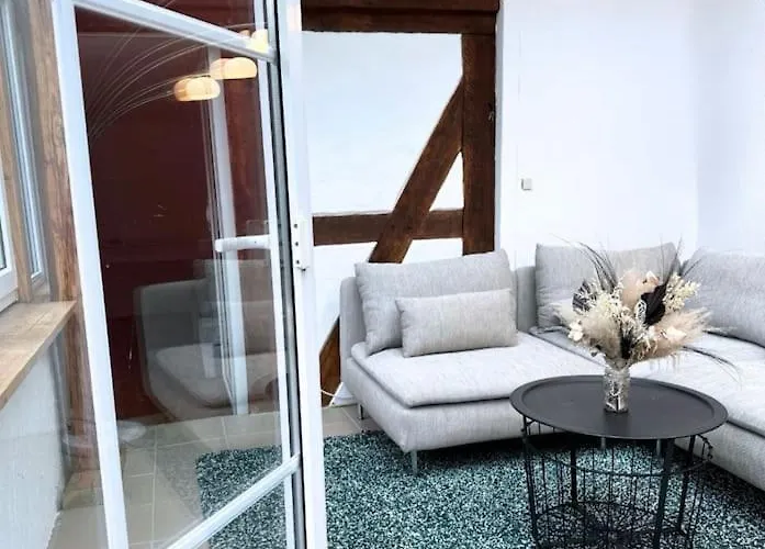Fachwerkwohnung Im Weserbergland アパート