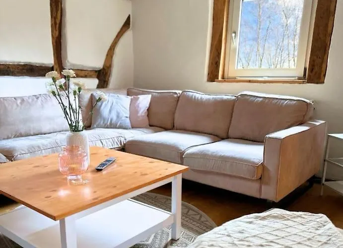 Fachwerkwohnung Im Weserbergland アパート *
